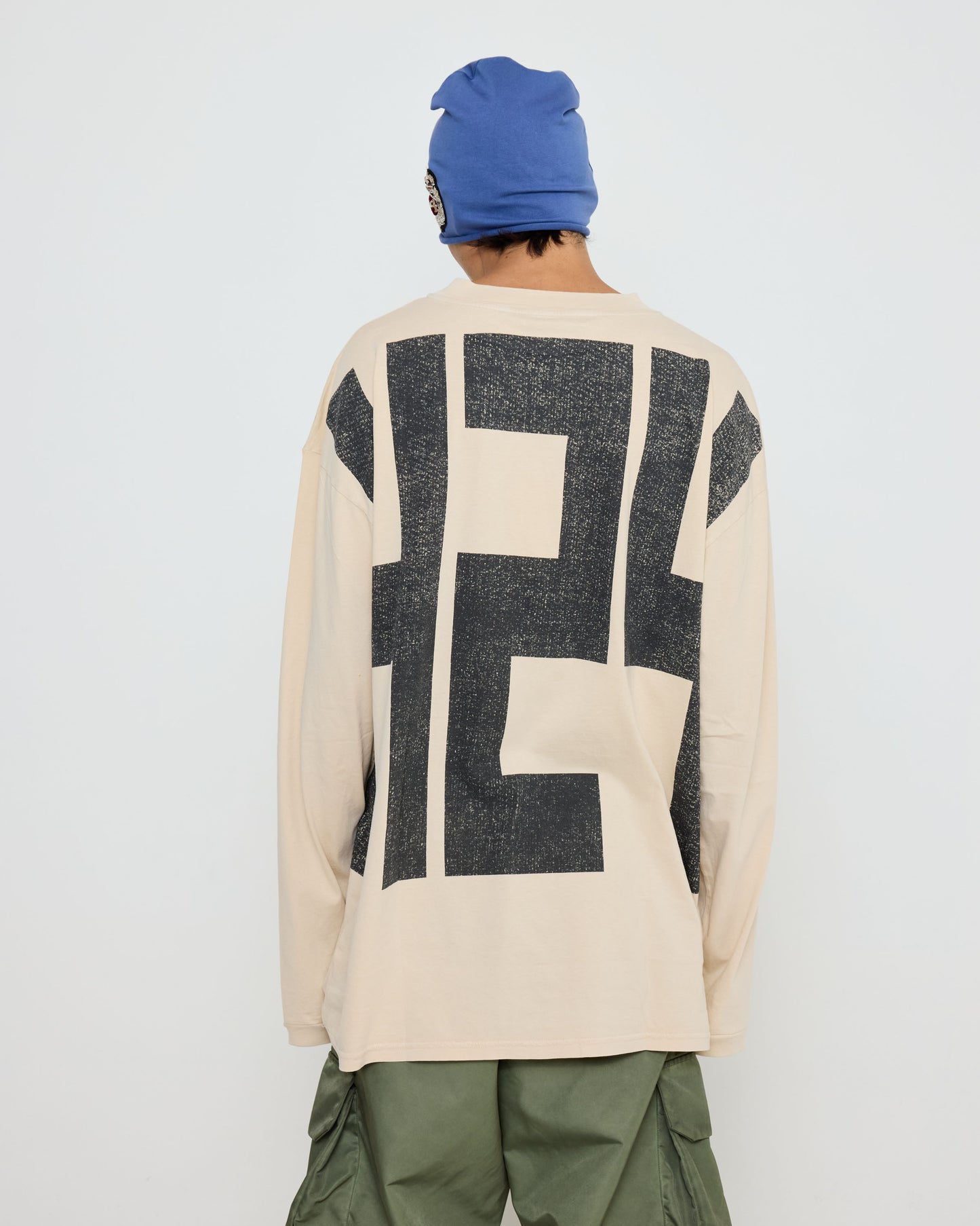 424 BLOCK TEE TEA WASHING DYE