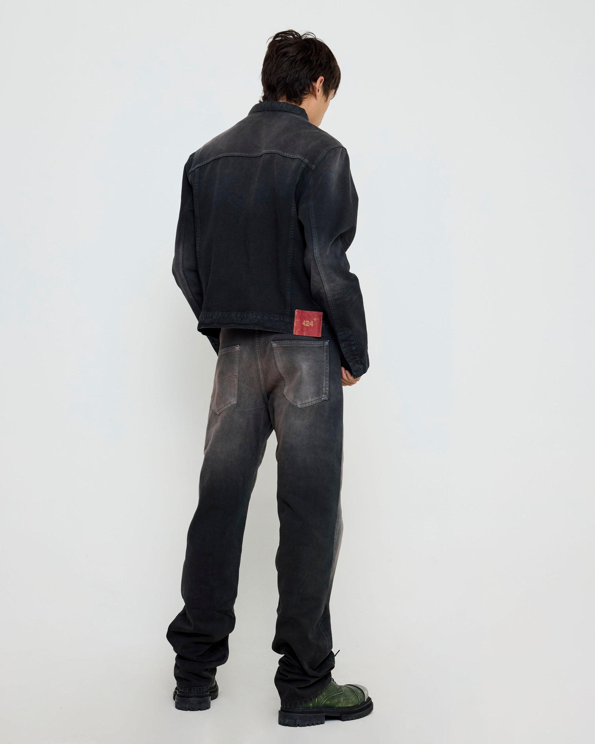 COLLECTION LOOSE DENIM FIVEPOCKET BLACK LASER