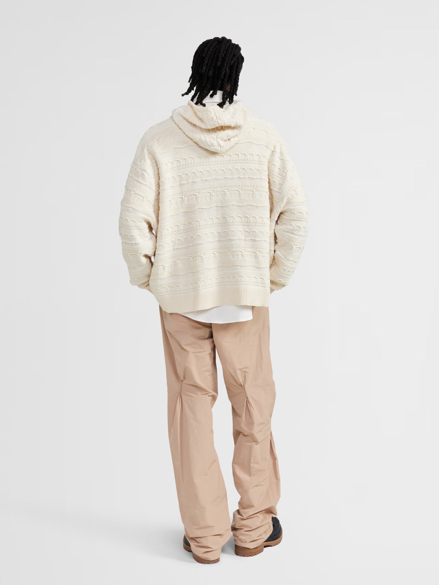 OFFWHITE HEAVYWEIGHT KNIT HOODIE