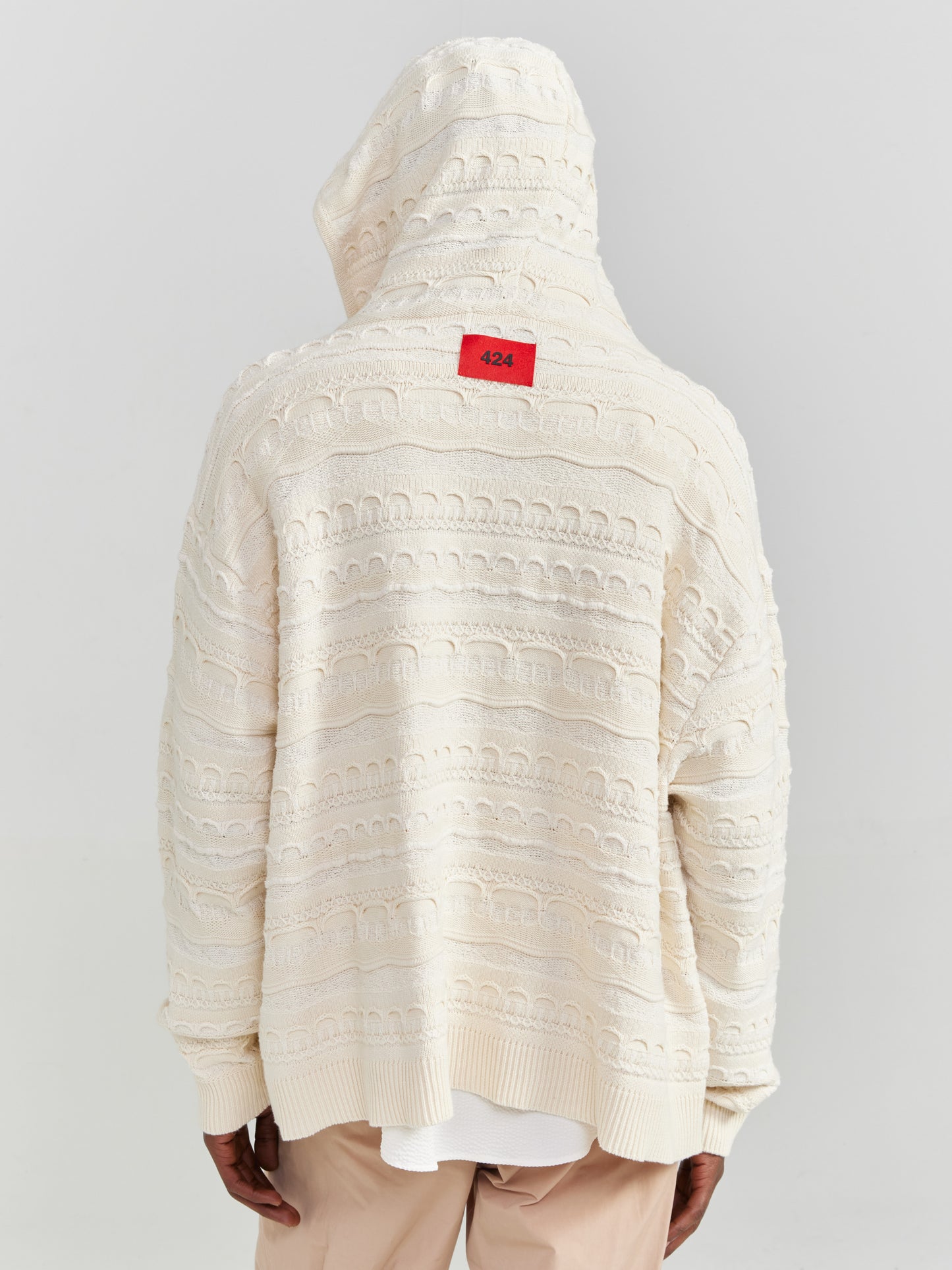 OFFWHITE HEAVYWEIGHT KNIT HOODIE