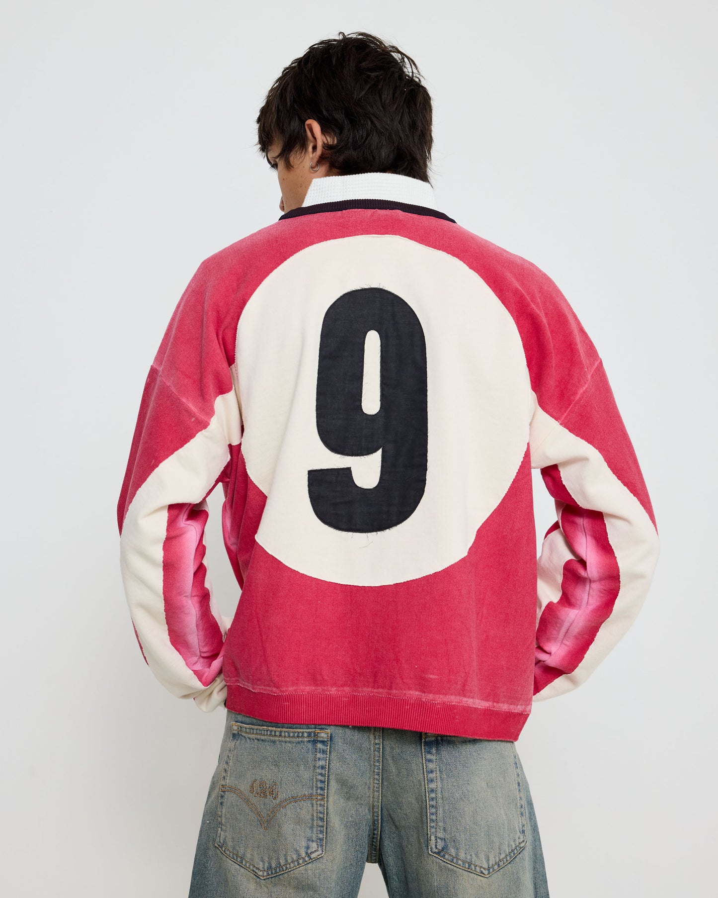 SOCCER KNIT RED VINTAGE DYING