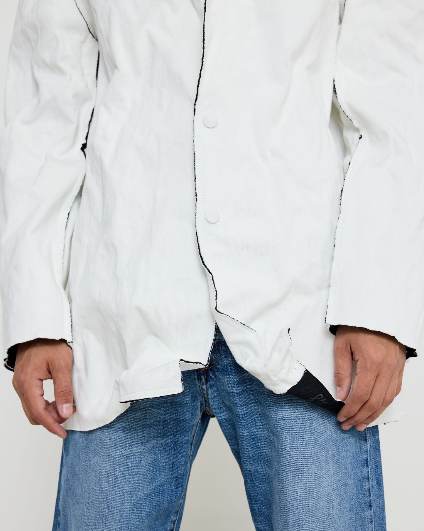 Molded Overjacket Salt White