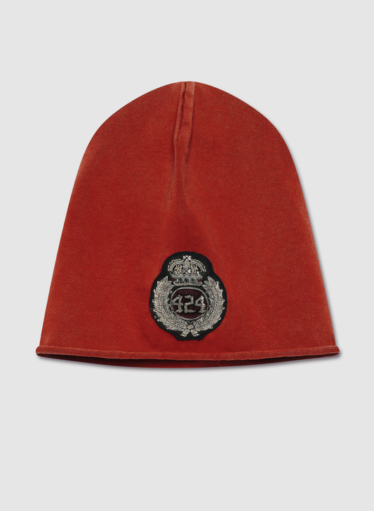 JERSEY BEANIE PATCH VINTAGE RED