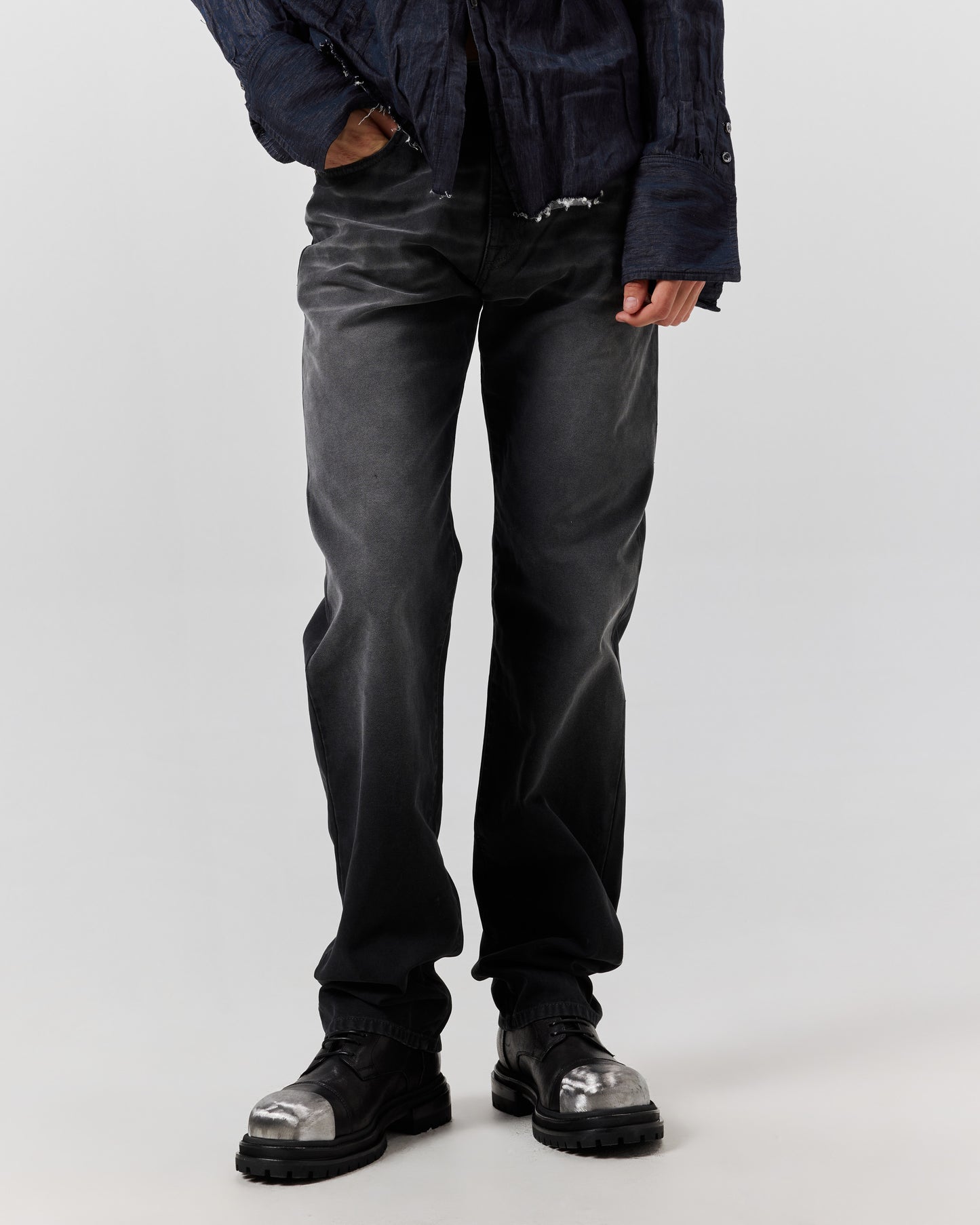 COLLECTION LOOSE FIVEPOCKET - BLACK CANVAS