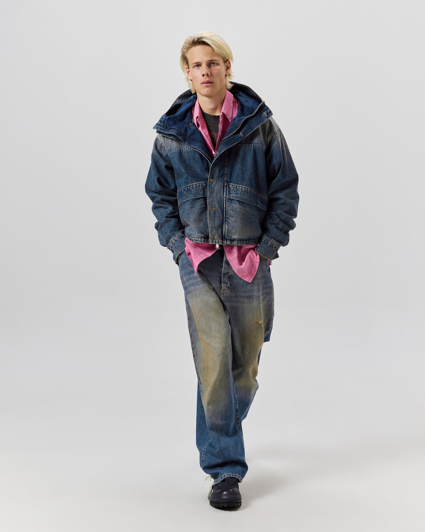 CROPPED PARKA - JAPANESE WASHING