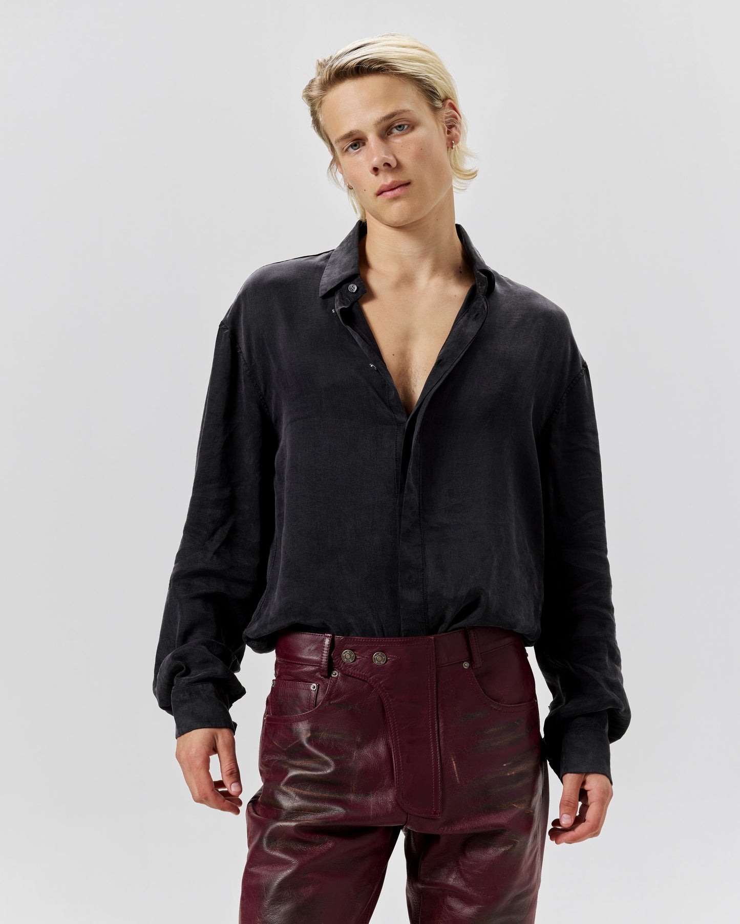 CUPRO SHIRT - BLACK