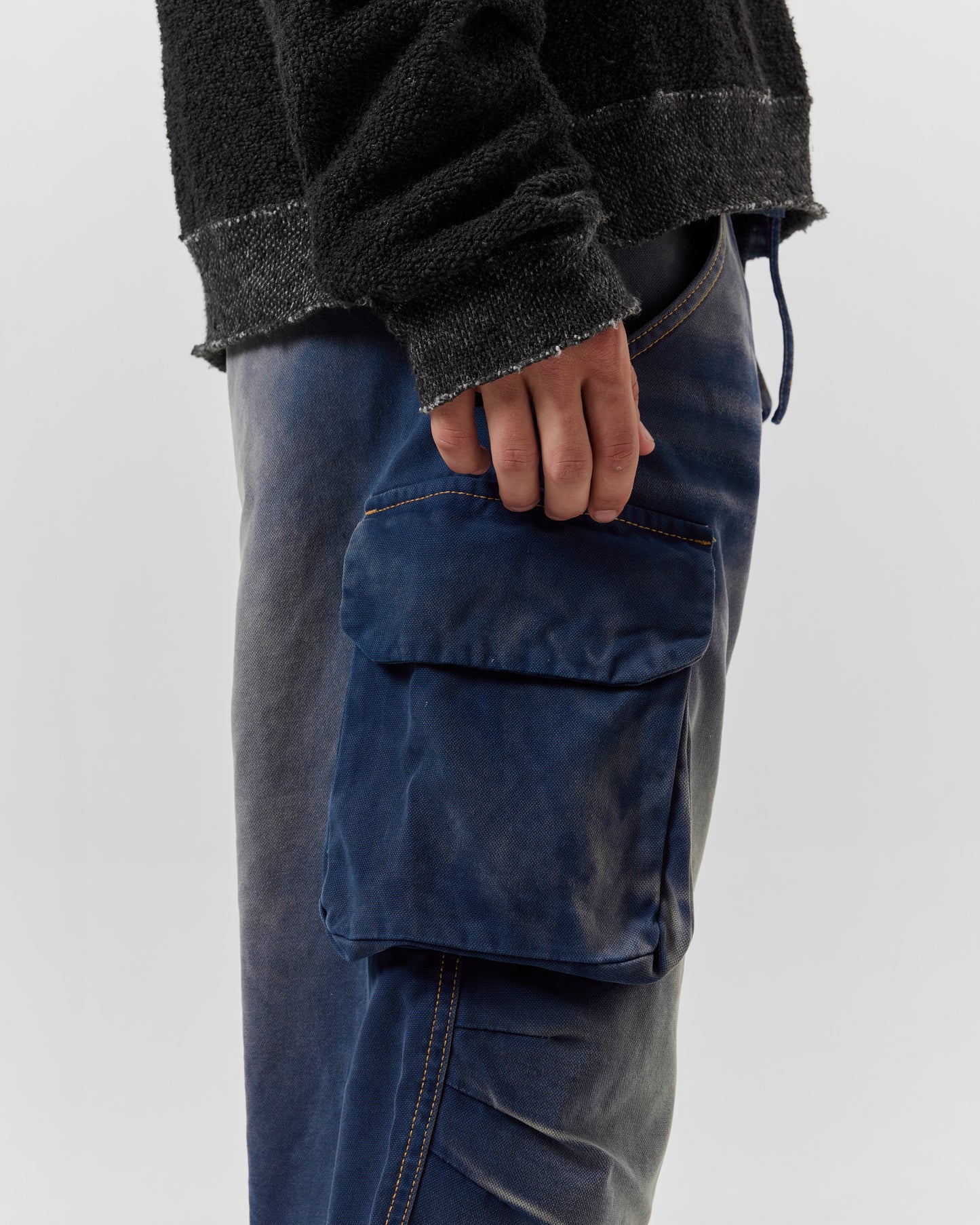 CAMO BERMUDAS - INDACO DENIM