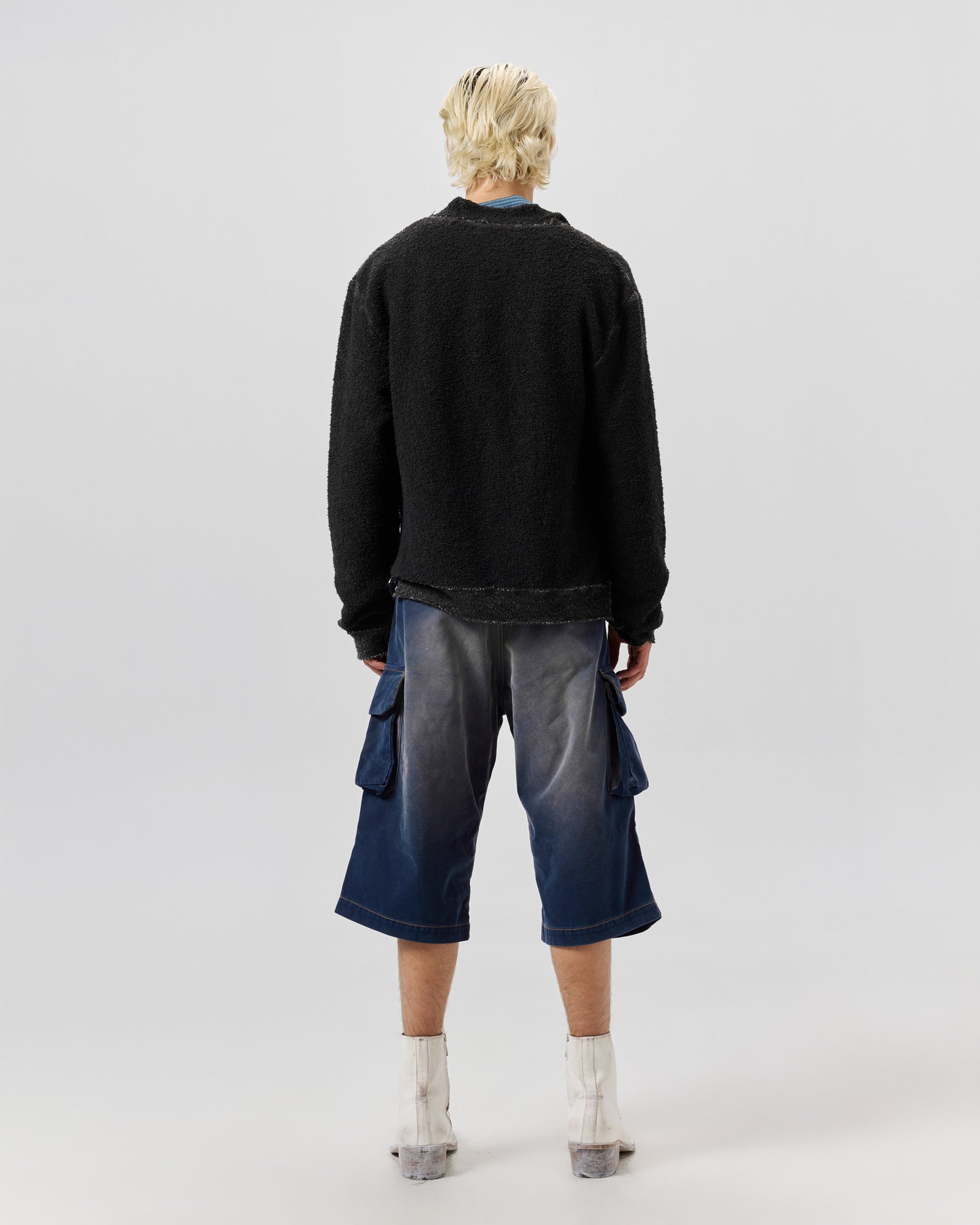 CAMO BERMUDAS - INDACO DENIM