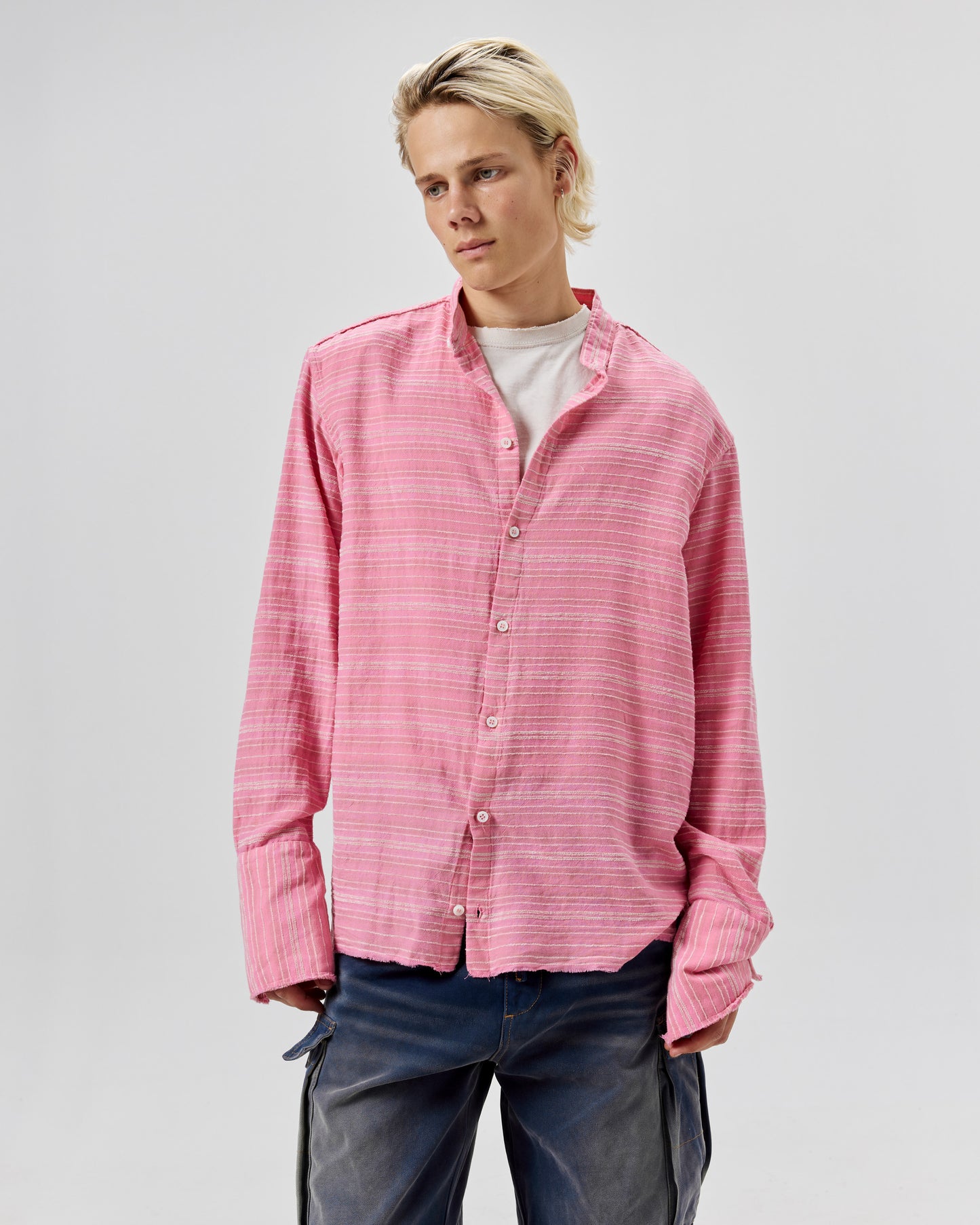 424 FLANNEL SHIRT - PINK