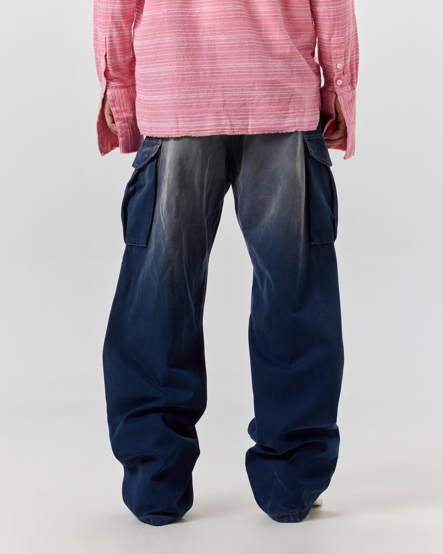CARGO PANTS - INDACO DENIM