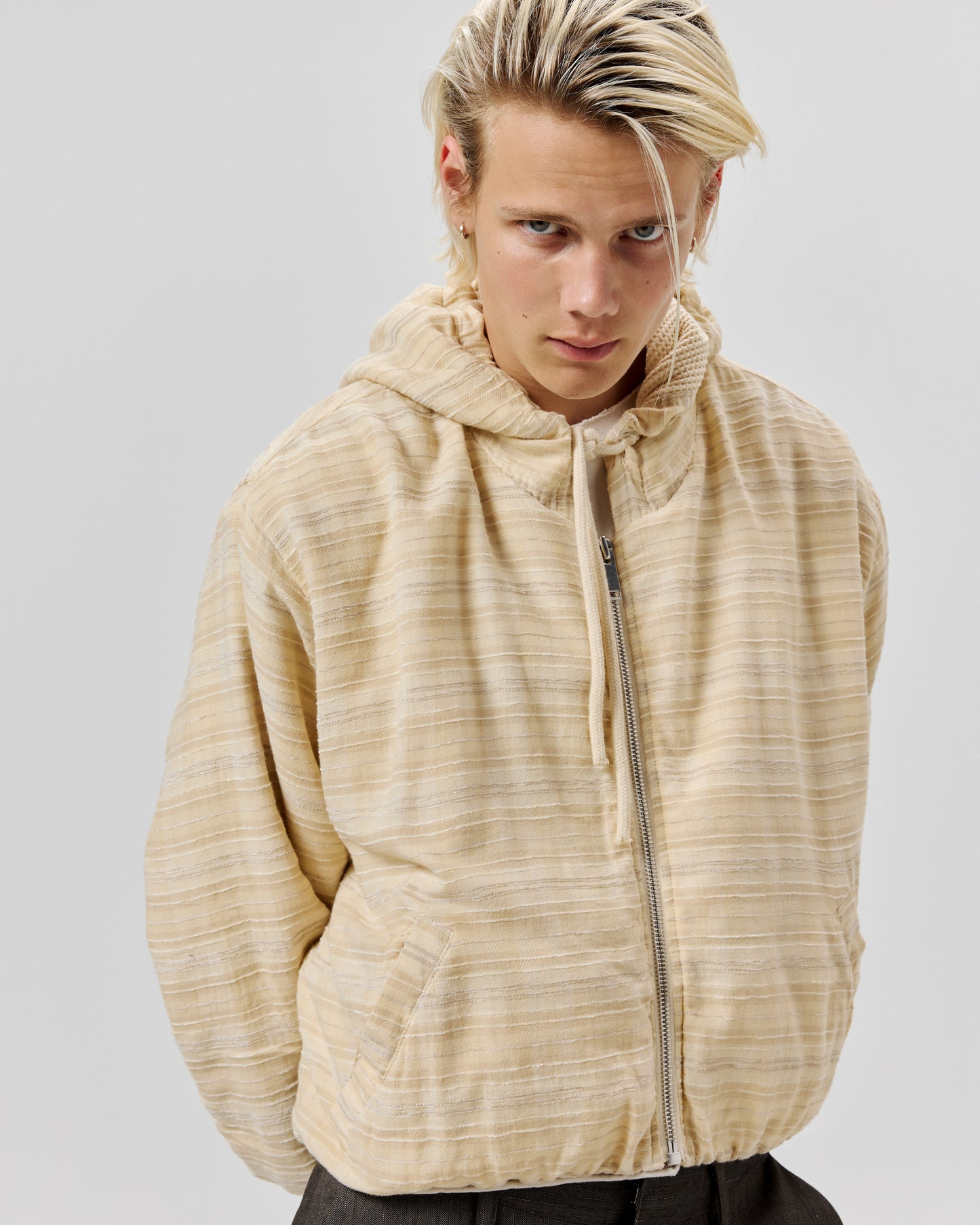 WRAPPED BOMBER - TEA WASHED