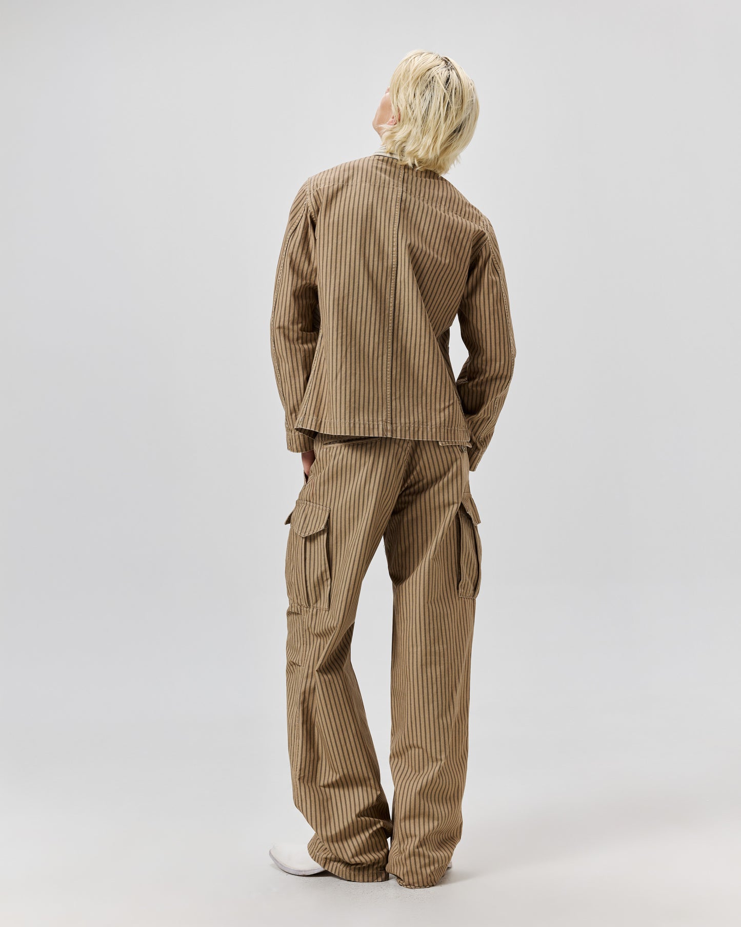 CAMO CARGO PANTS - SAND/BROWN