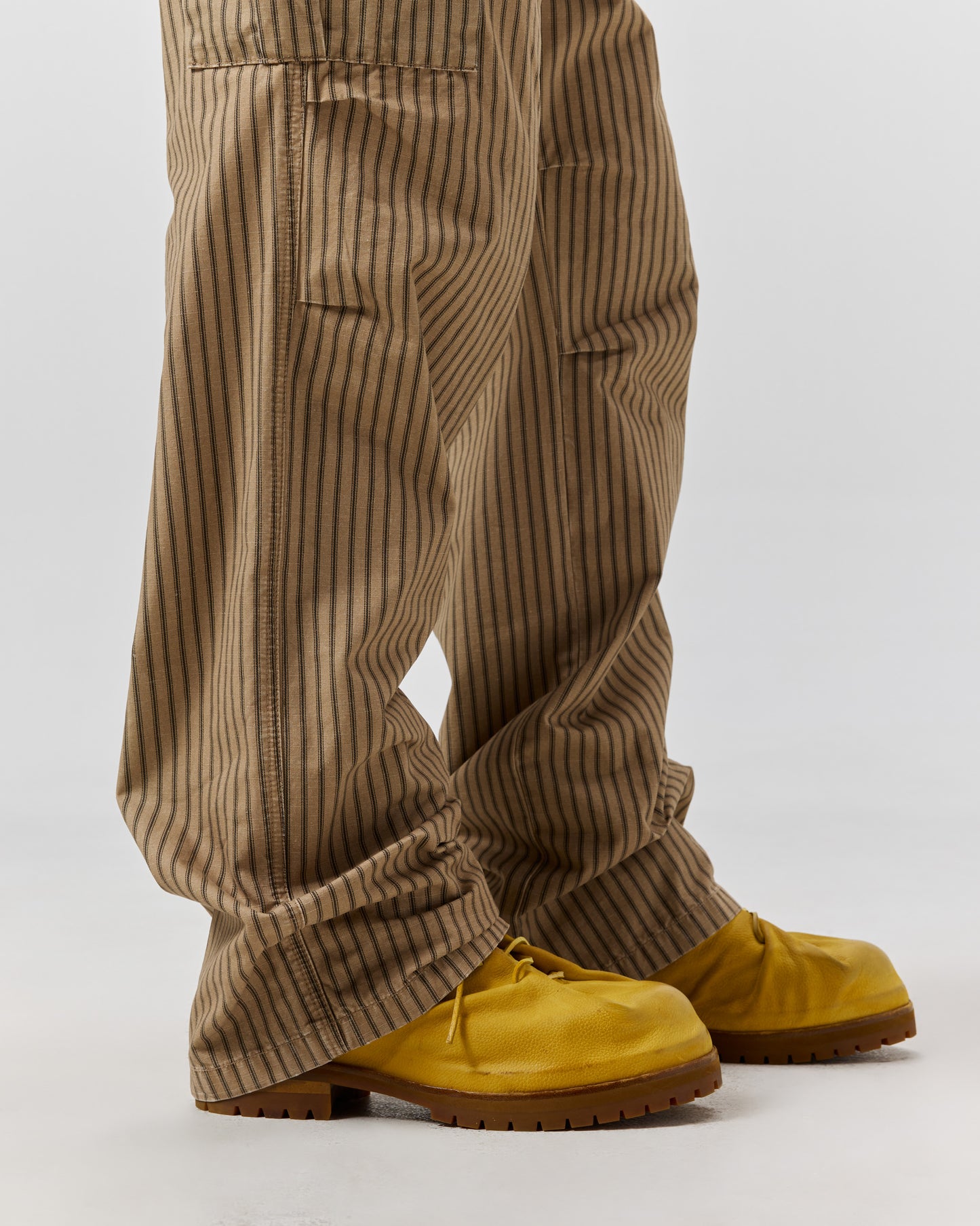 LACED UP BOOT - YELLOW