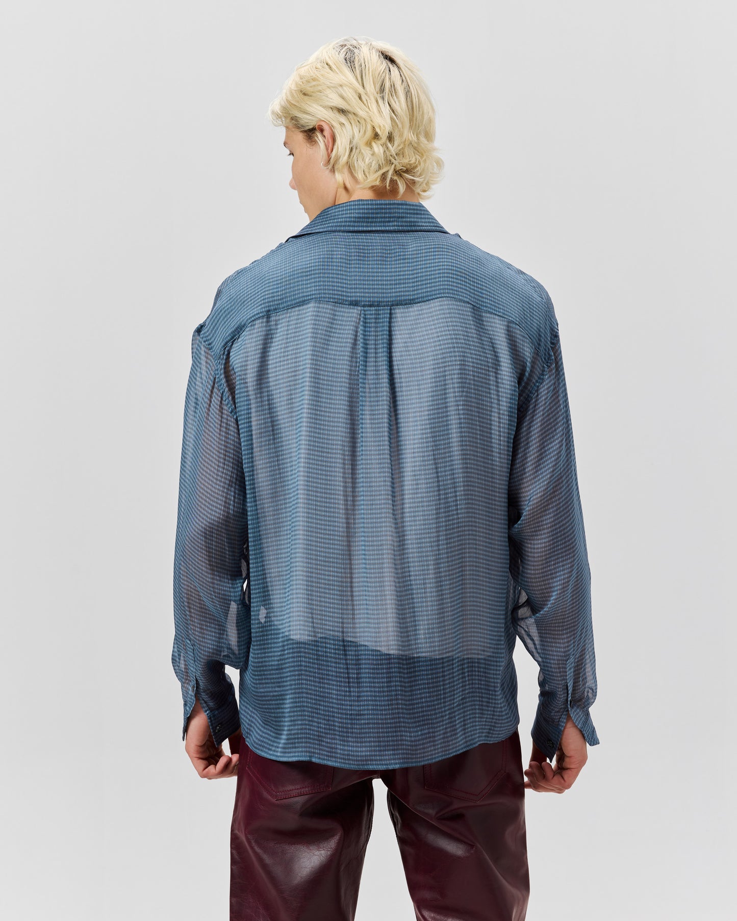 SILK SHIRT - AVIO MICRO CHECK