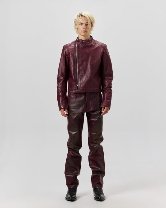 HB RACE JACKET - PIGEON BLOOD