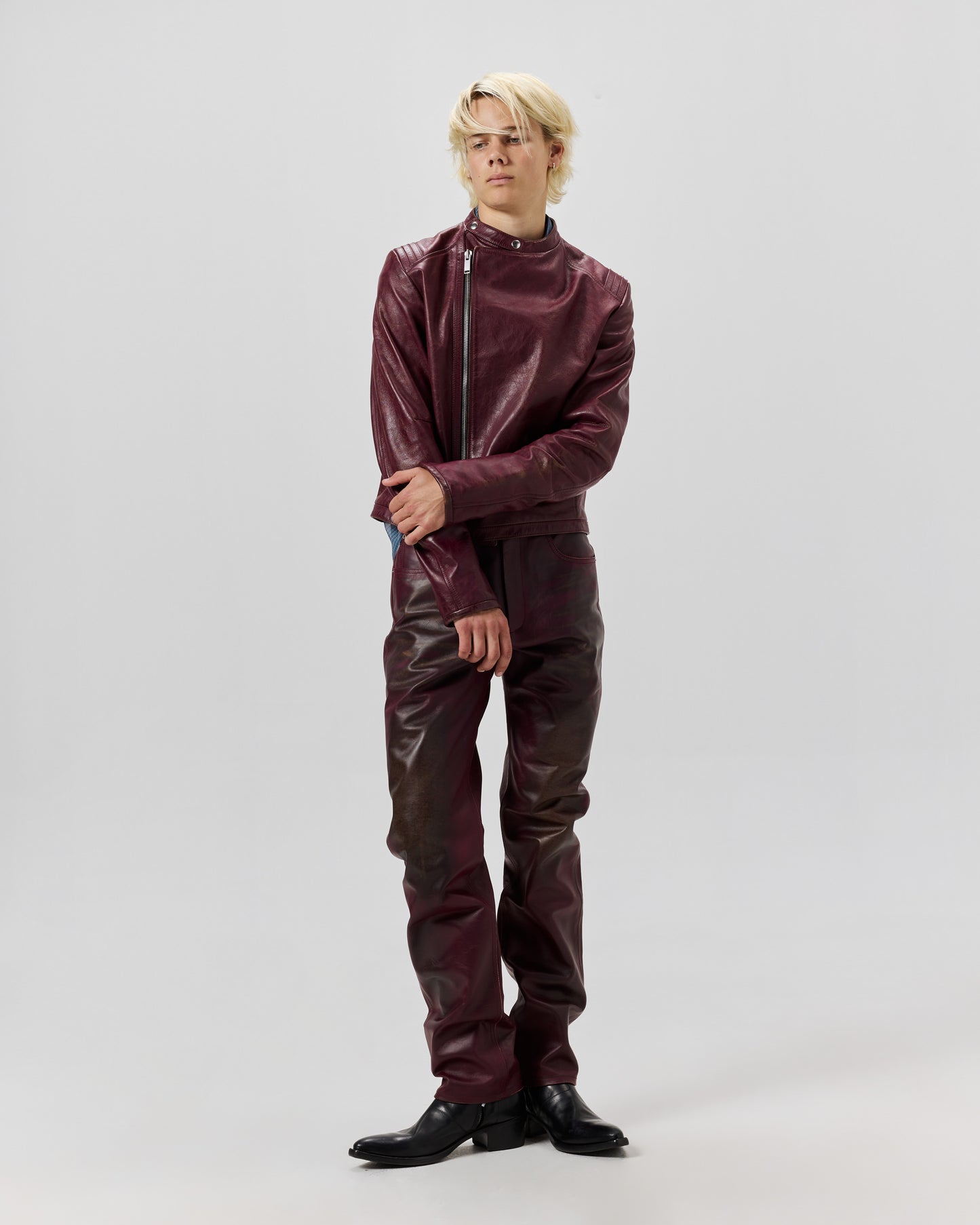 HB RACE JACKET - PIGEON BLOOD