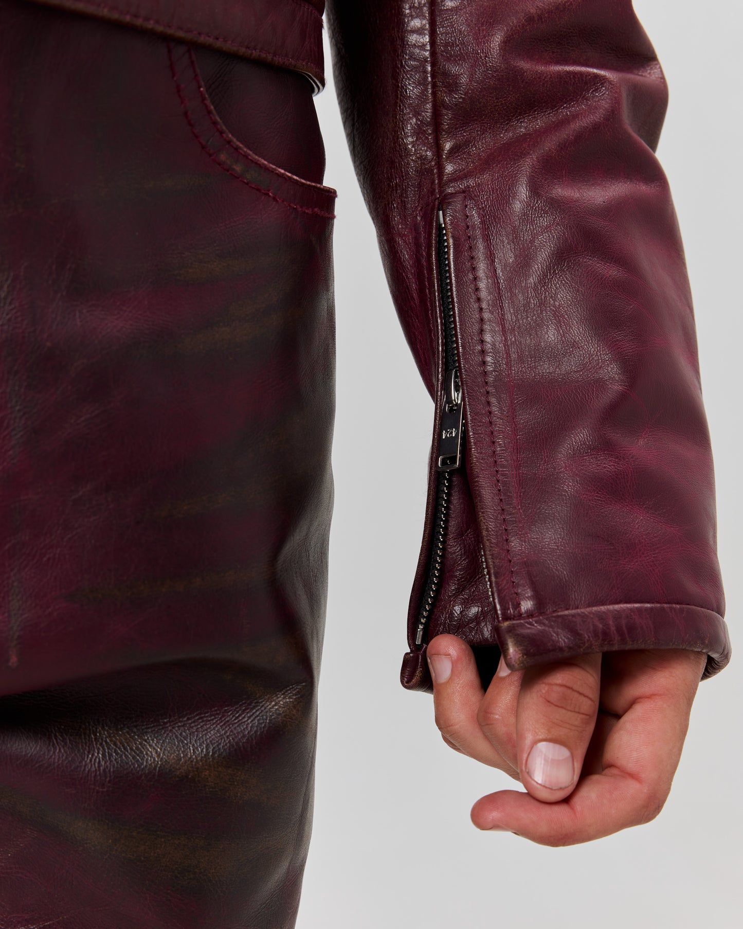 HB RACE JACKET - PIGEON BLOOD