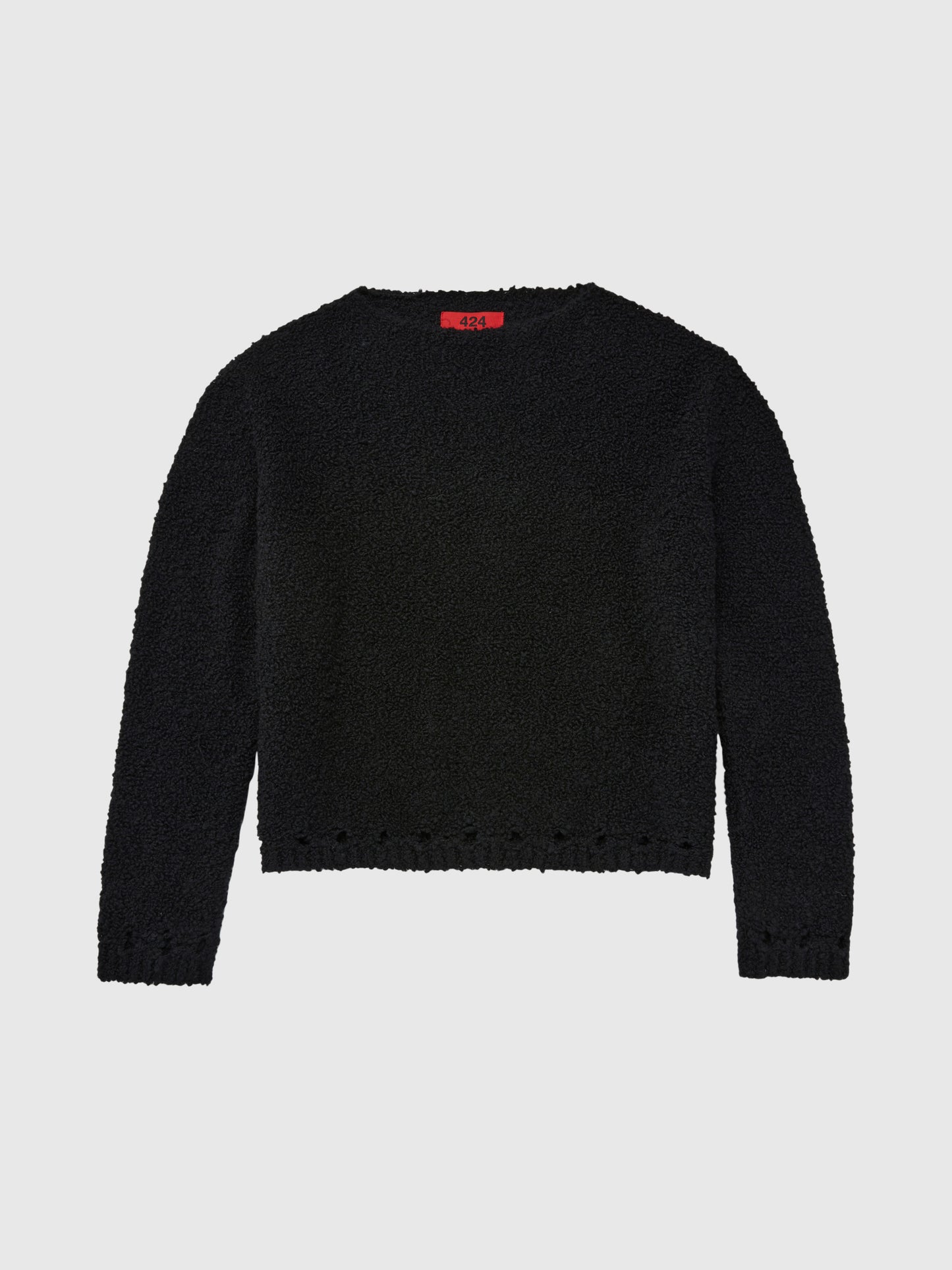 RELAXED BLACK SWEATER