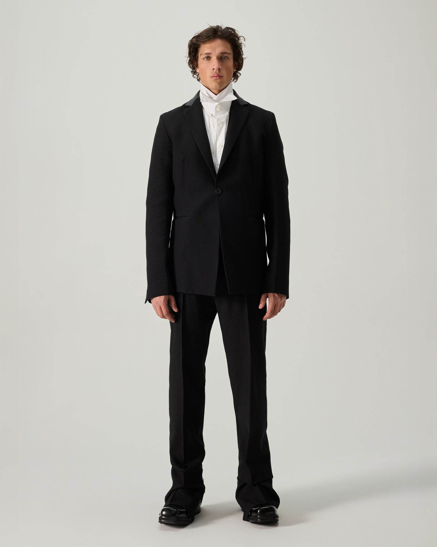 FIGO PANTS HEAVY WOOL BLACK