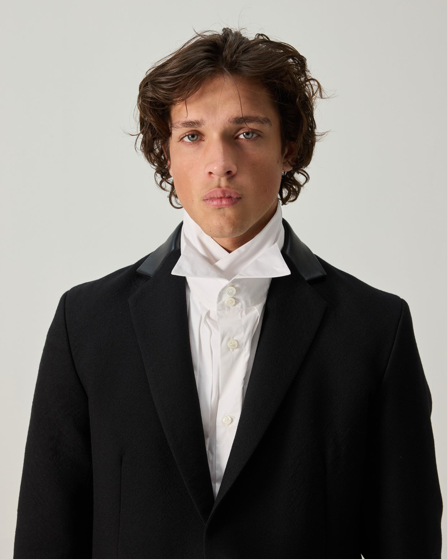 ONE BOTTON BLAZER HEAVY WOOL