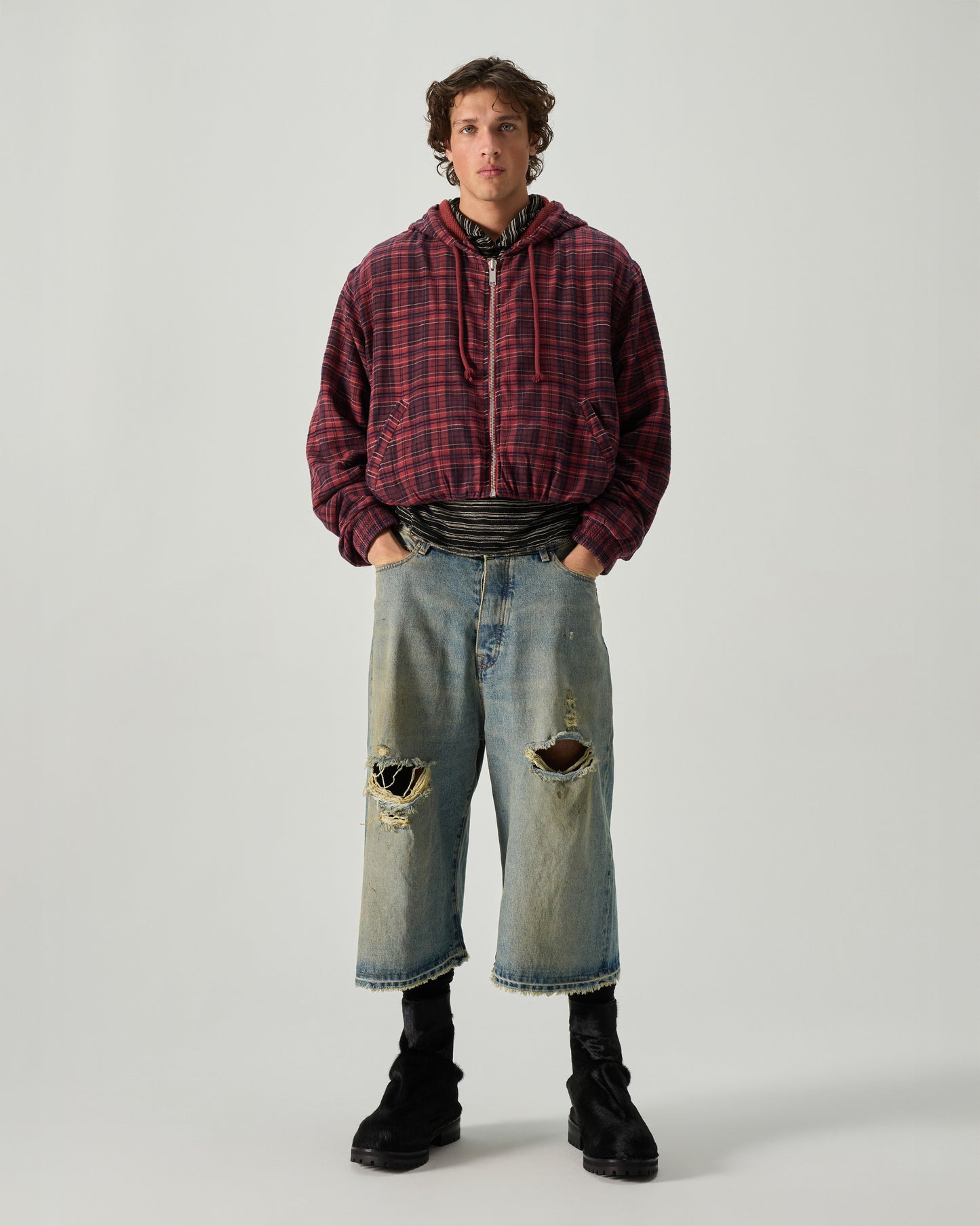 BIG DADDY SHORT DENIM JAPANESE WASHING IN BLUE