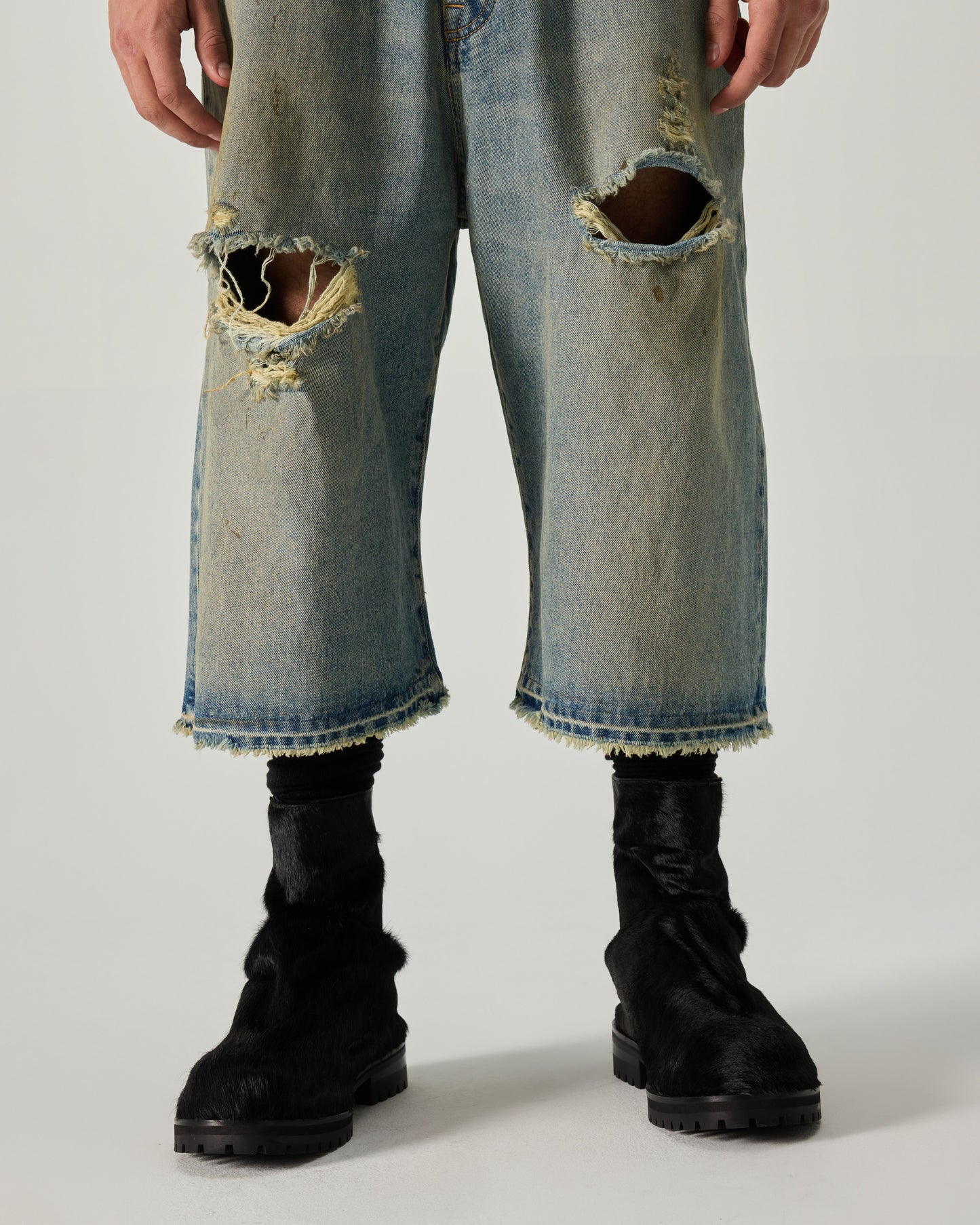 BIG DADDY SHORT DENIM JAPANESE WASHING IN BLUE