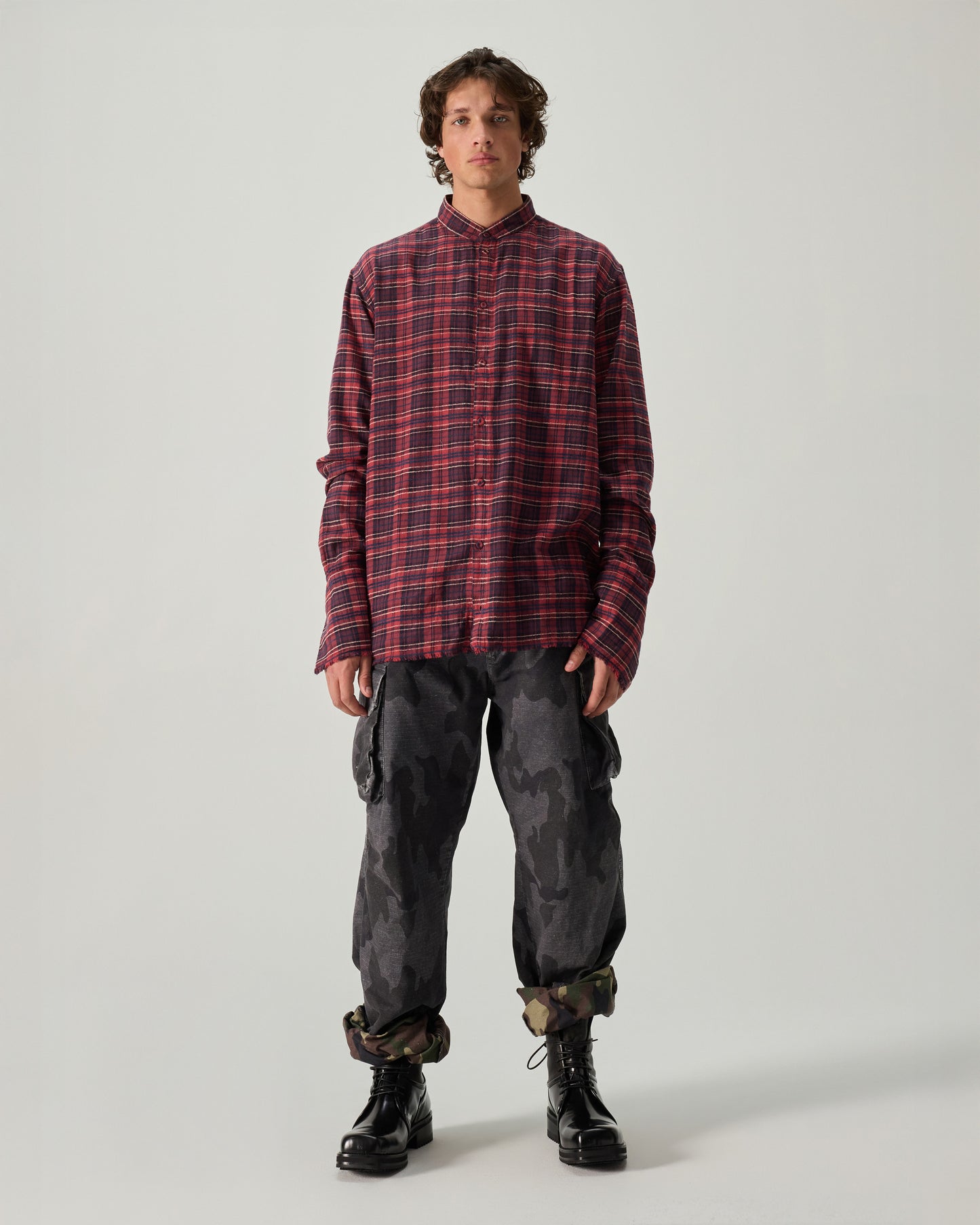 CARGO PANTS DOUBLE FACE RIP STOP IN BLACK