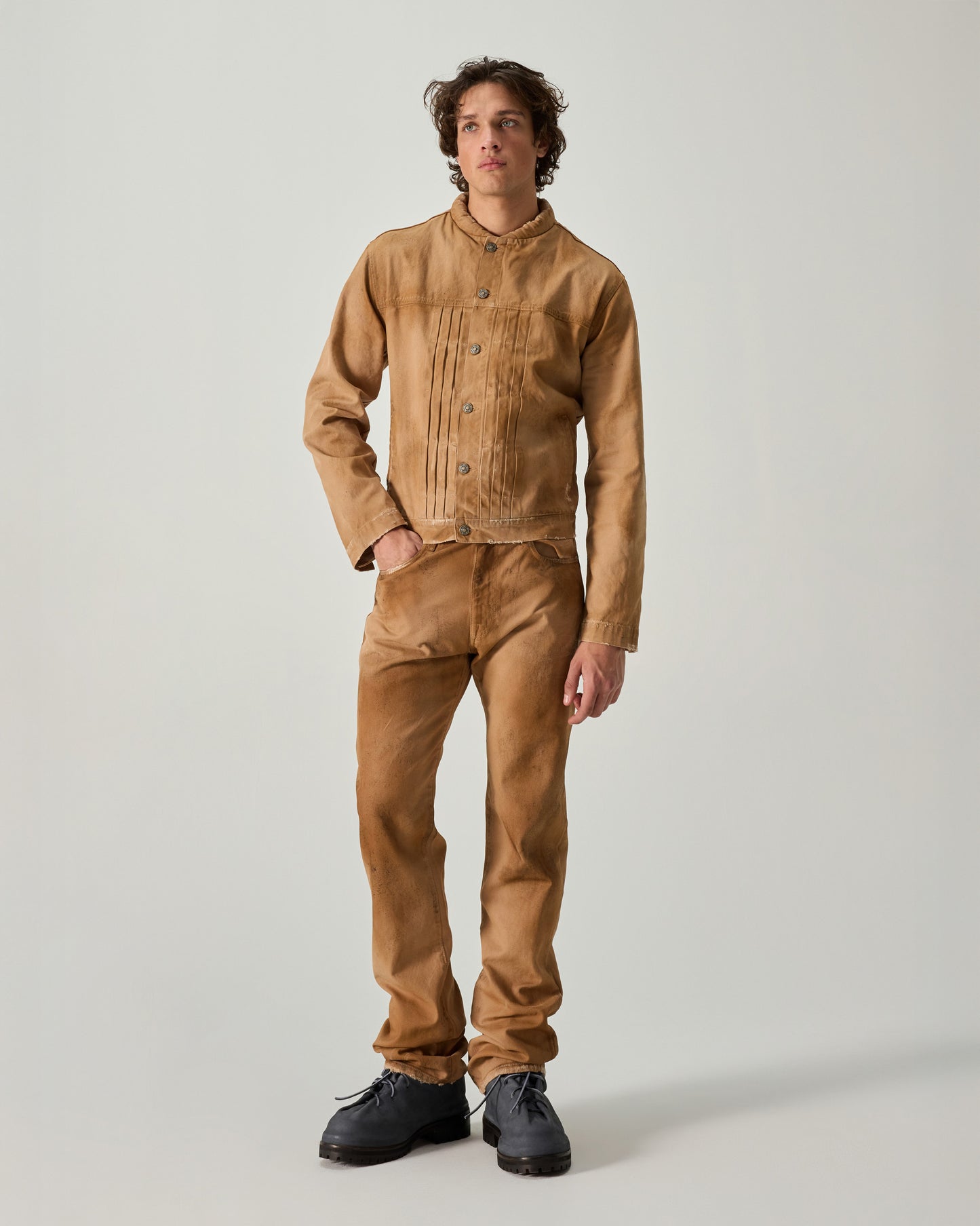 COLLECTION LOOSE FIVEPOCKET IN CAMEL