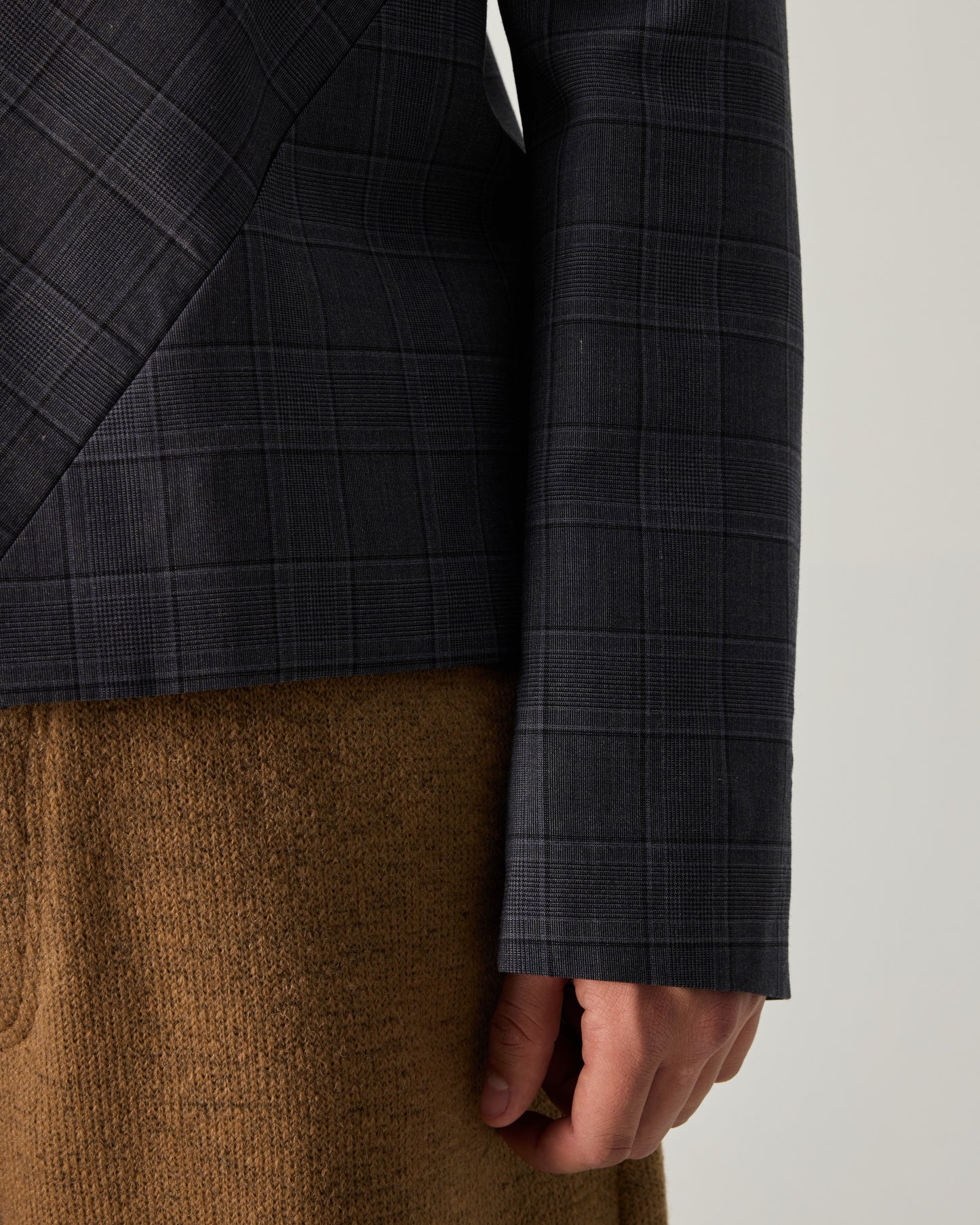 G JACKET GARDEN WOOL IN  AVIO CHECK