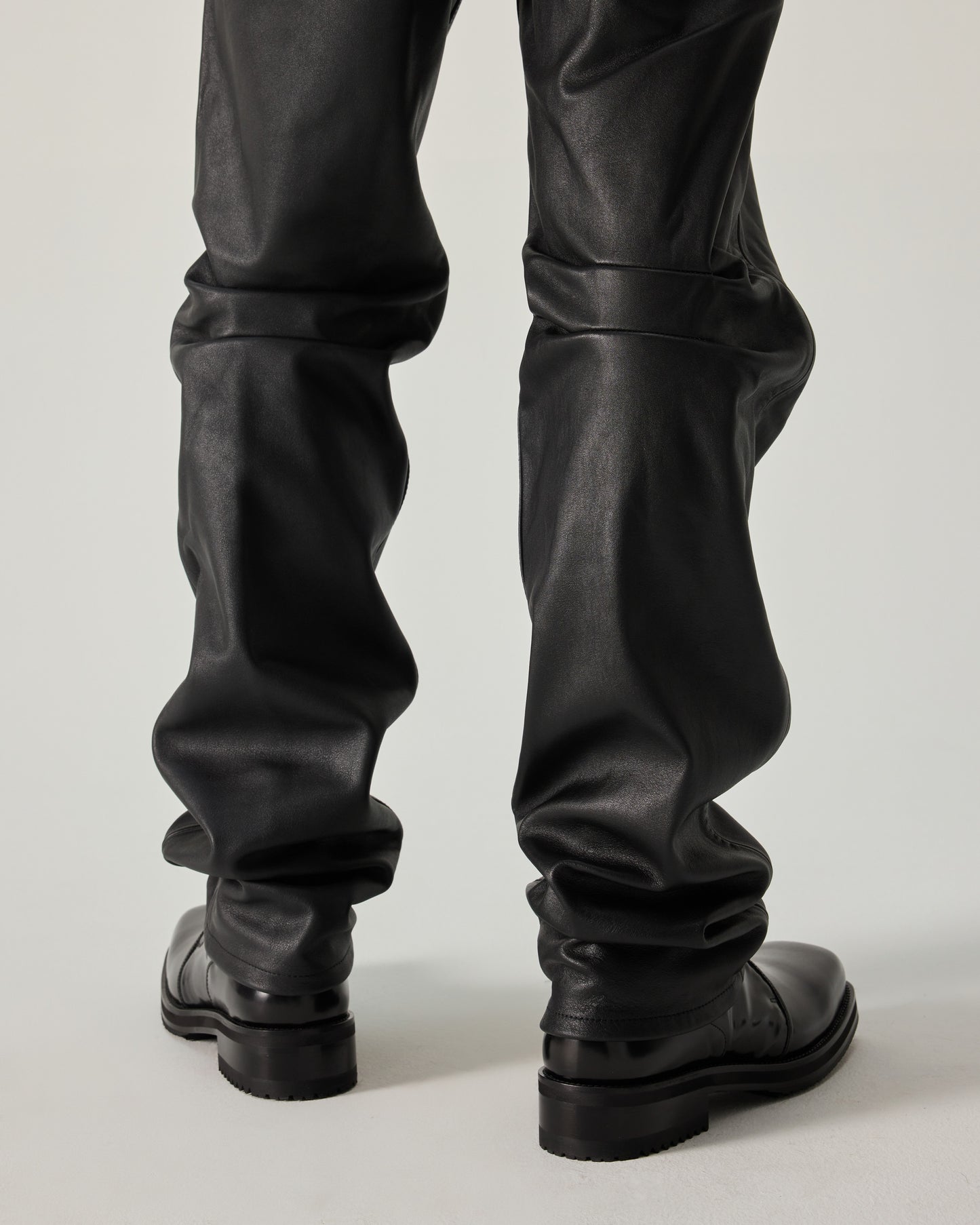 NEW 424 LEATHER MOTO FIVEPOCKET IN BLACK