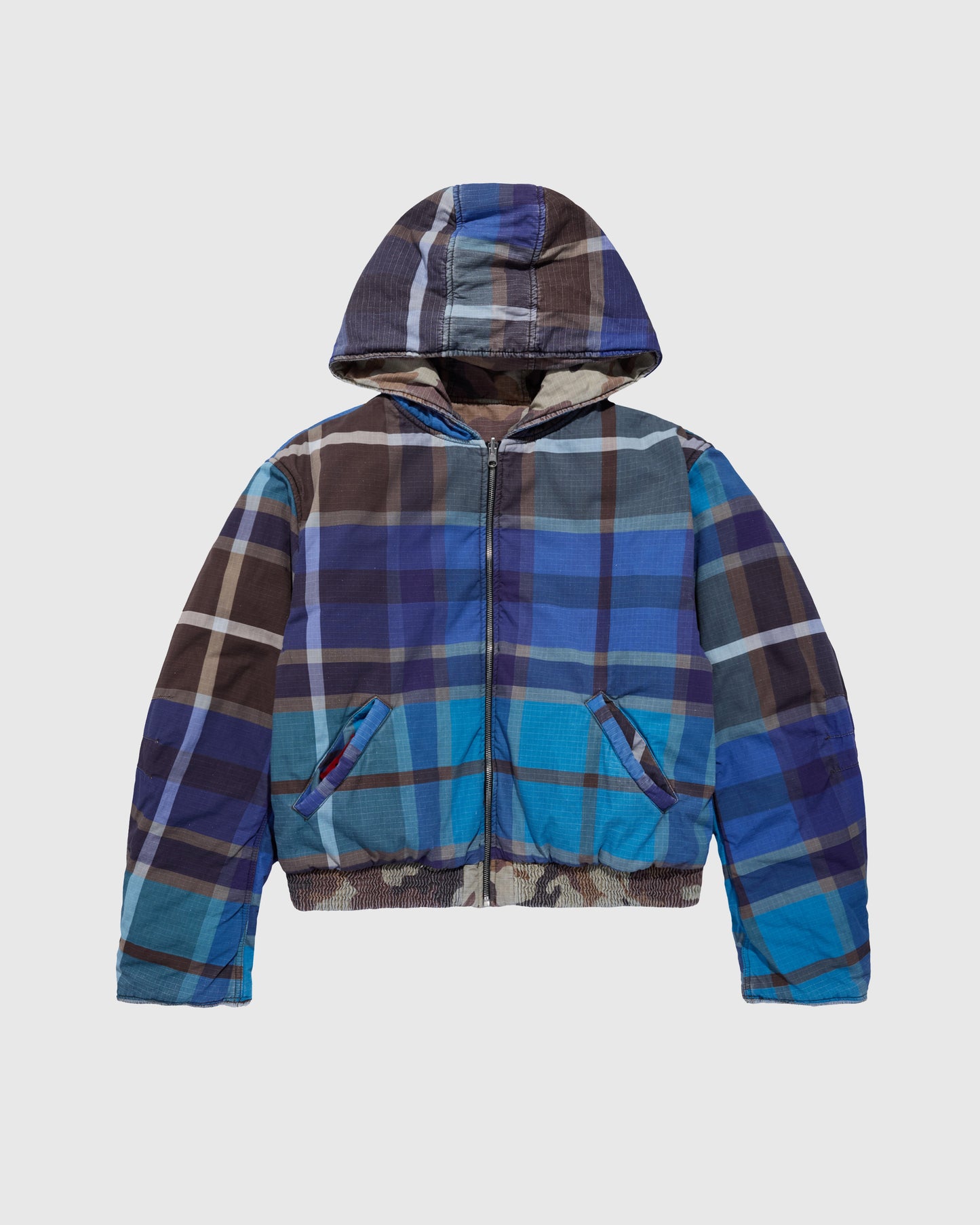 424 Reversible Bomber Brown Reno Camo Stone Washed